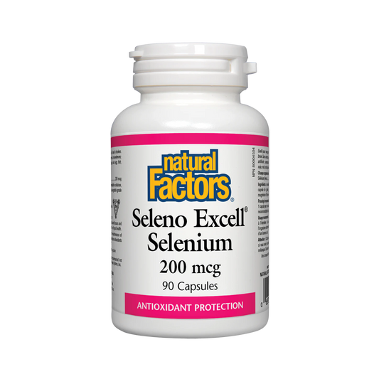 Natural Factors SelenoExcell Selenium 200 mcg 90 Capsules