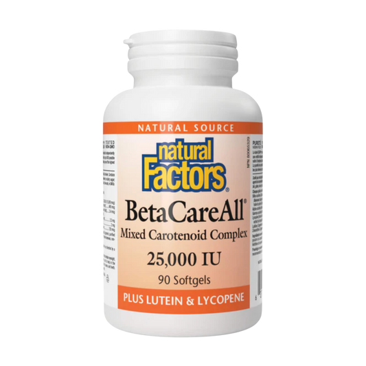 Natural Factors BetaCare All 25000 IU 180 Softgels