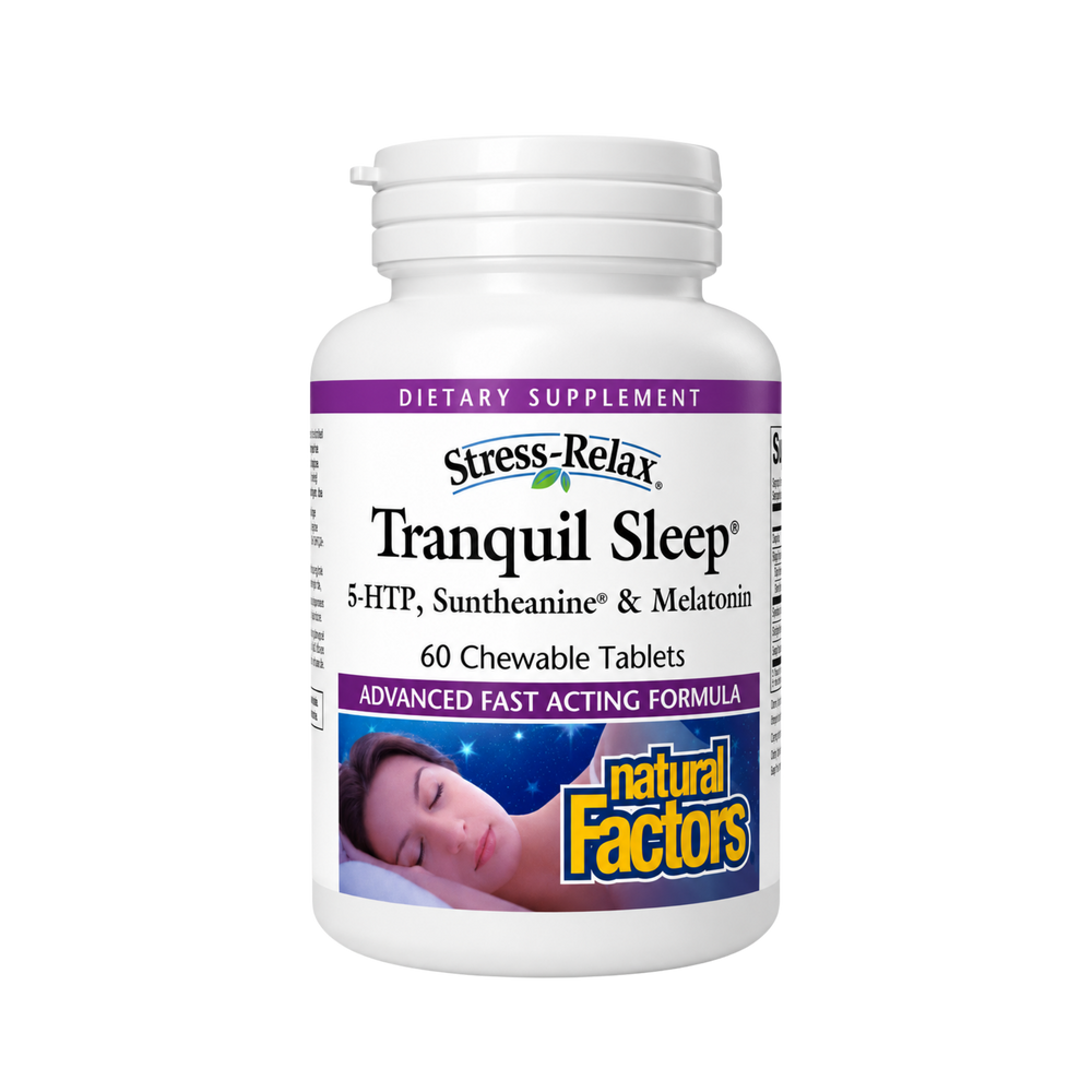 Natural Factors Tranquil Sleep 60 Chewable Tablets