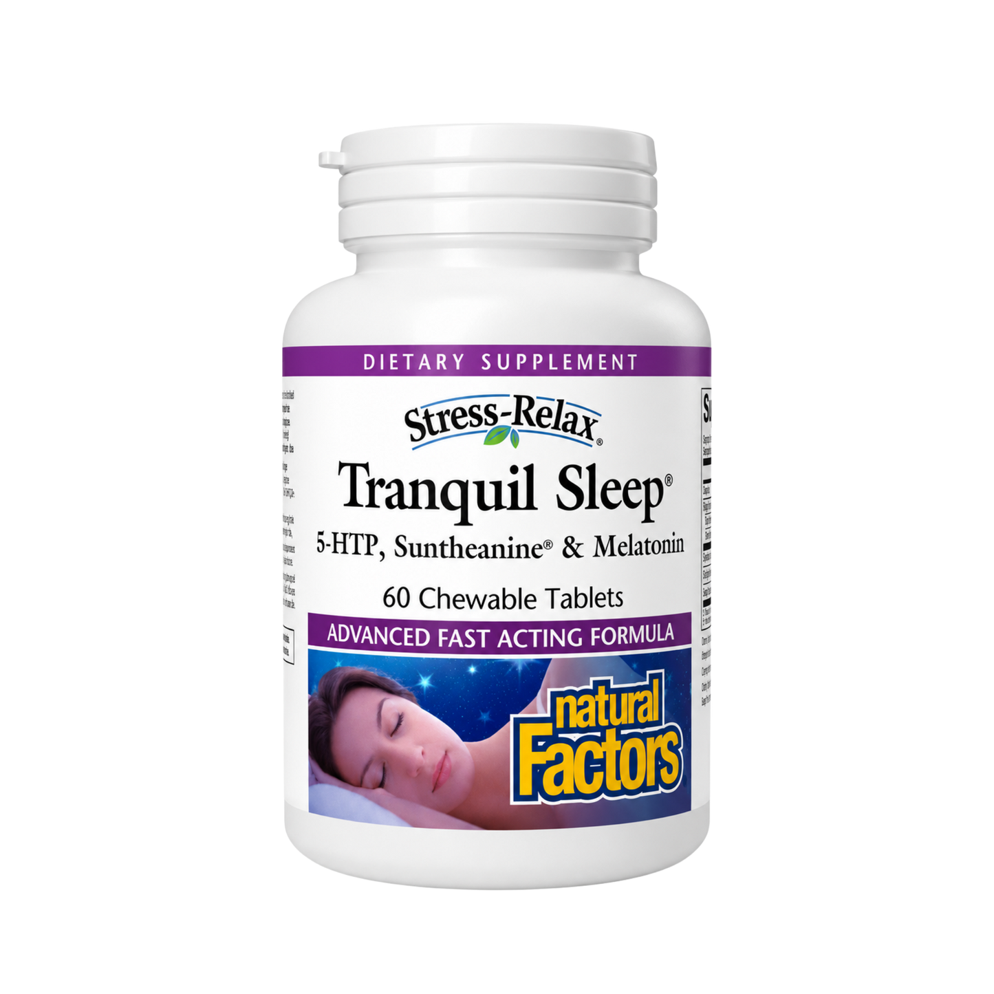 Natural Factors Tranquil Sleep 60 Chewable Tablets