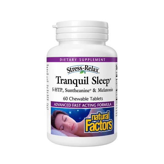 Natural Factors Tranquil Sleep 60 Chewable Tablets