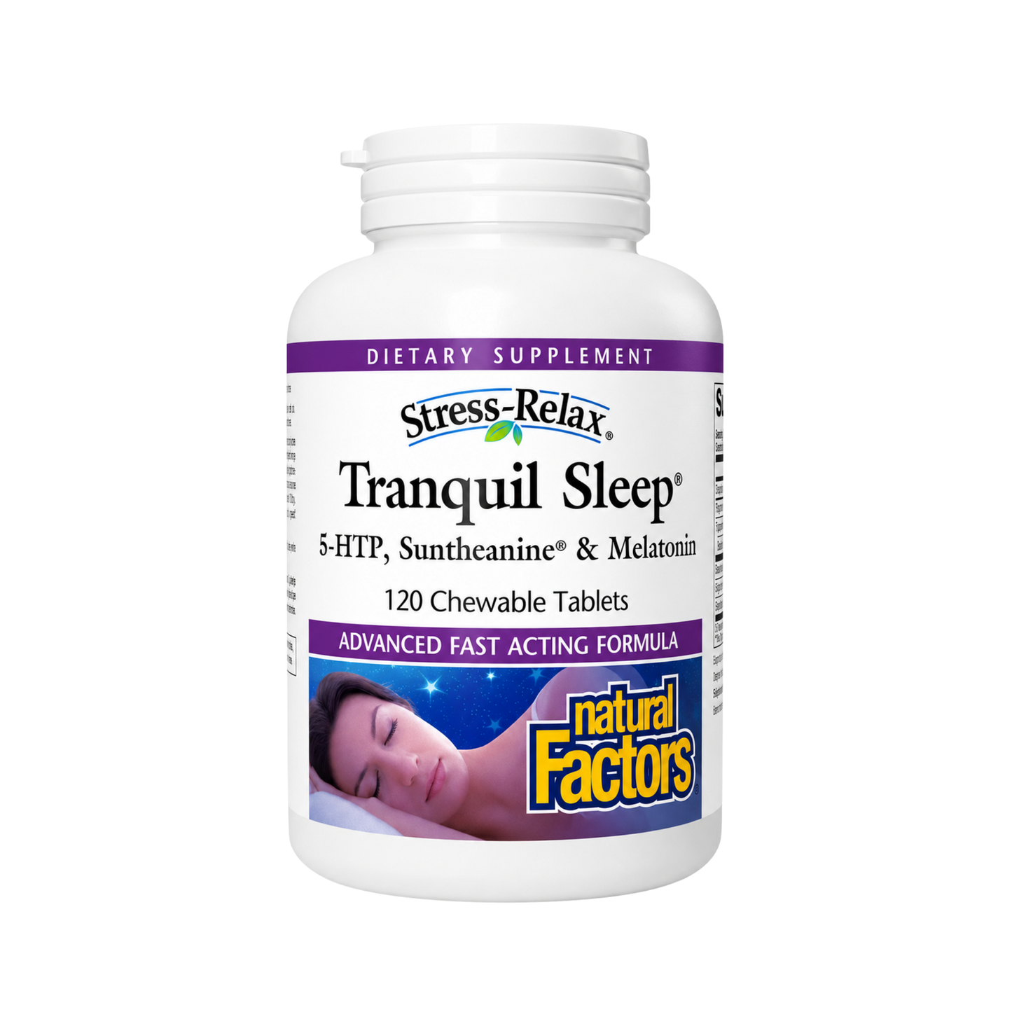 Natural Factors Tranquil Sleep 120 Chewable Tablets