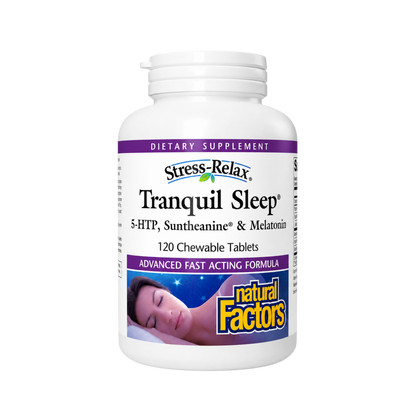 Natural Factors Tranquil Sleep 120 Chewable Tablets