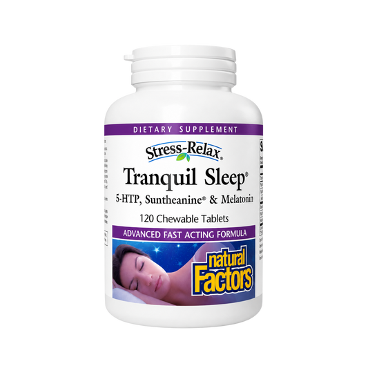 Natural Factors Tranquil Sleep 120 Chewable Tablets