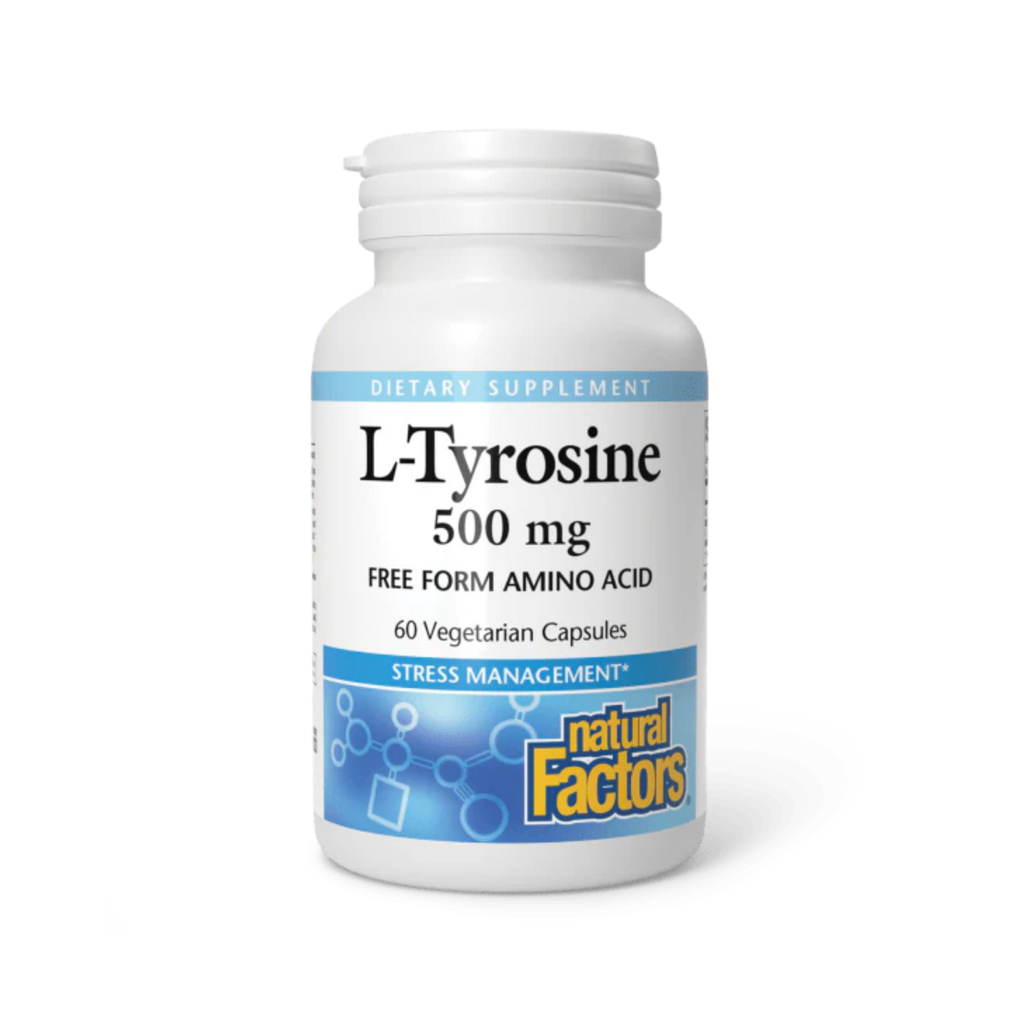 Natural Factors L-Tyrosine 500 mg 60 Capsules