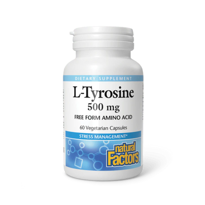 Natural Factors L-Tyrosine 500 mg 60 Capsules
