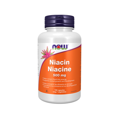 NOW Niacin 500 mg 100 Capsules