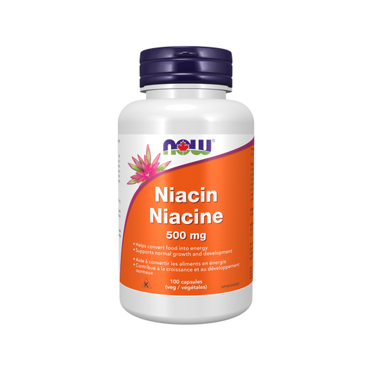 NOW Niacin 500 mg 100 Capsules