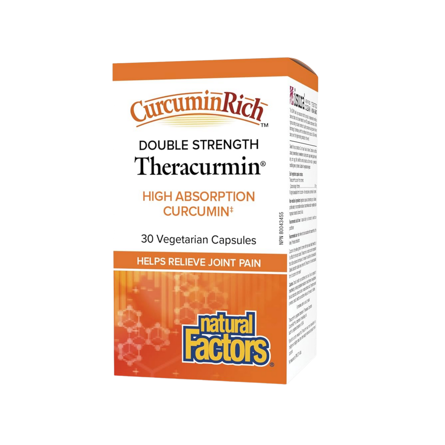 Natural Factors CurcuminRich Theracurmin Double Strength 30 Capsules