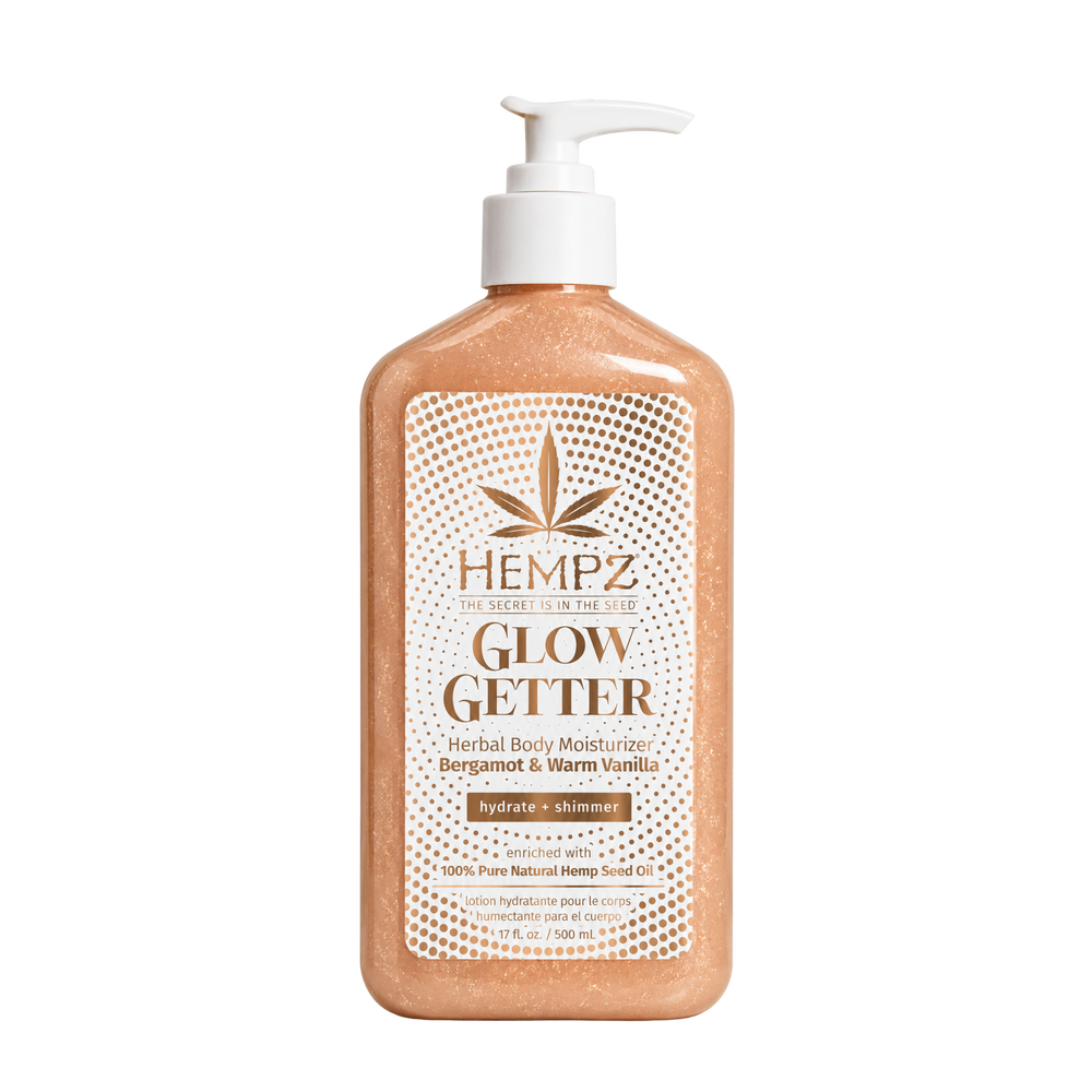 Hempz Glow Getter Herbal Body Moisturizer Bergamot Warm Vanilla