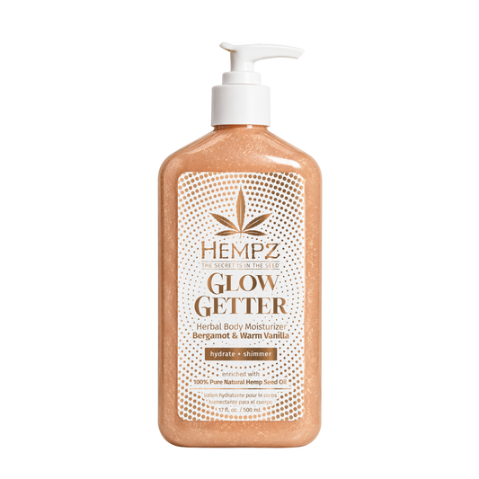 Hempz Glow Getter Herbal Body Moisturizer Bergamot Warm Vanilla