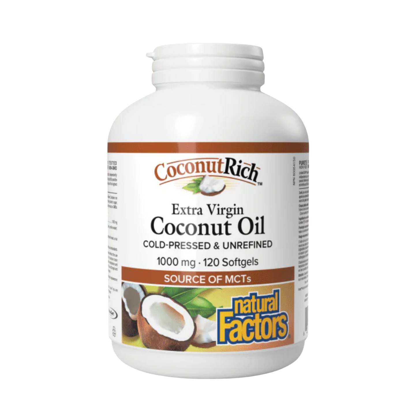 CocoRich Coconut Oil 1000mg 120 Softgels