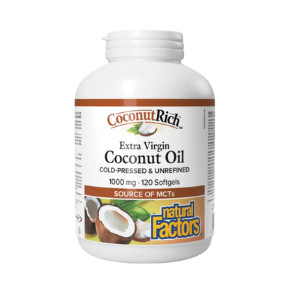 CocoRich Coconut Oil 1000mg 120 Softgels