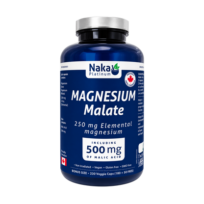 Naka Magnesium Malate 200 Capsules