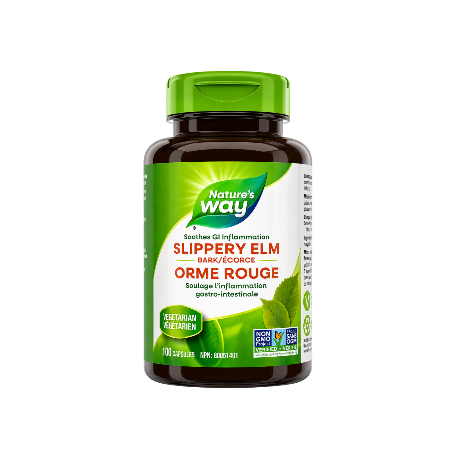 Nature's Way Slippery Elm Bark 100 Capsules