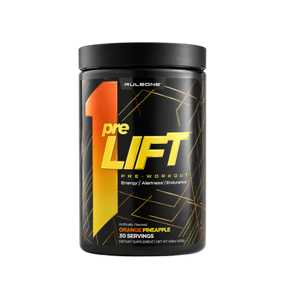 Rule One Pre-Lift Pre-Workout Orange Pineapple 30 Servings