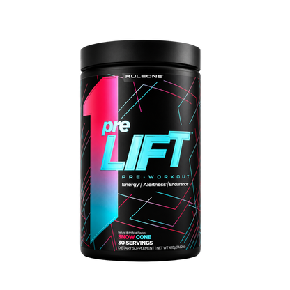 Rule One Pre-Lift Pre-Workout Snow Cone 30 Servings
