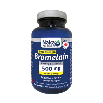 Naka Platinum Bromelain 2400 GDU 500mg