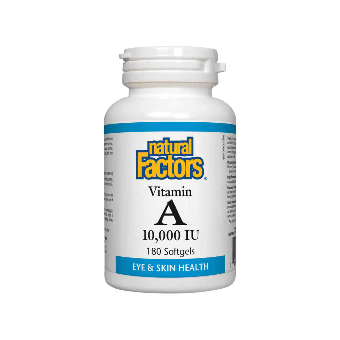 Natural Factors Vitamin A 10,000 IU 180 Softgels