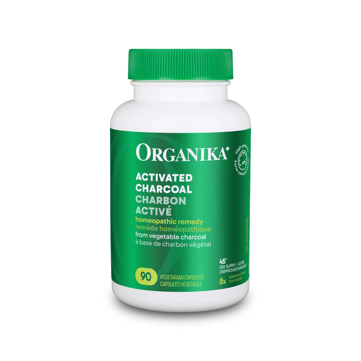Organika Activated Charcoal 90 Capsules