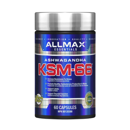 Allmax KSM-66 Ashwagandha 600 mg 60 Capsules