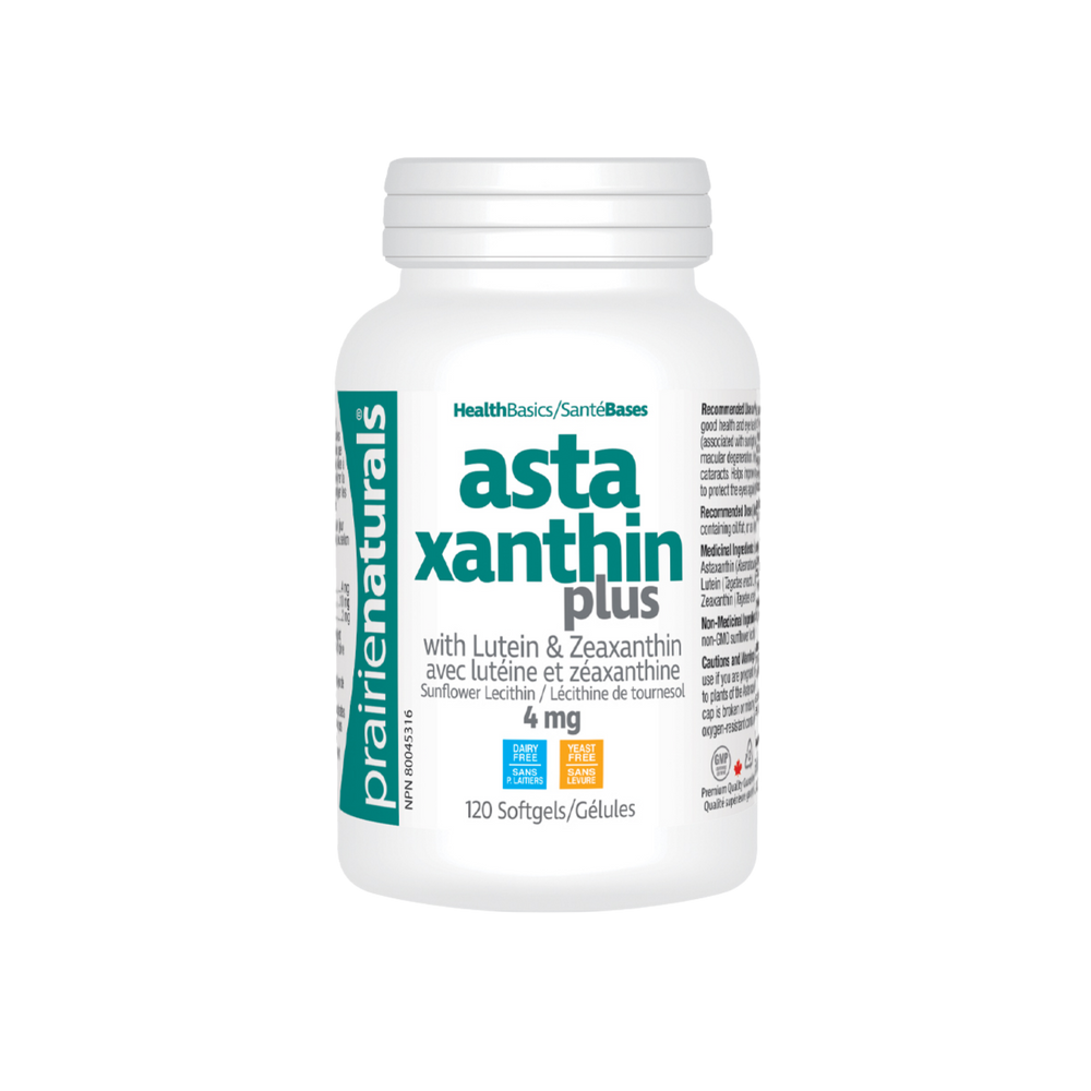 Prairie Naturals Astaxanthin Plus 4 mg | 60 Softgels