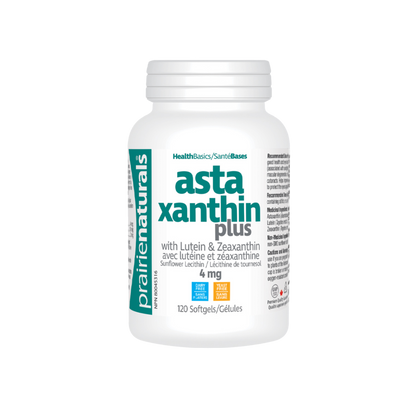 Prairie Naturals Astaxanthin Plus 4 mg 60 Softgels