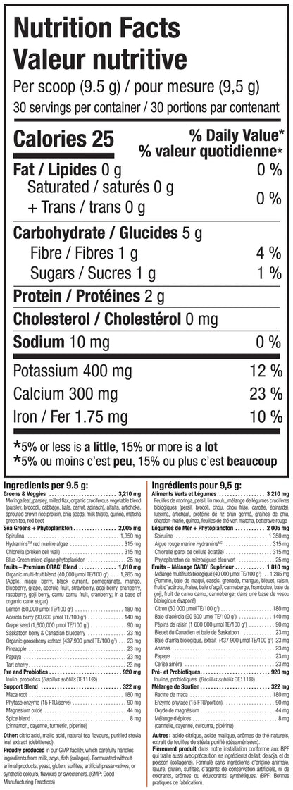 North Coast Naturals Daily Greens Iced Tea 285 g