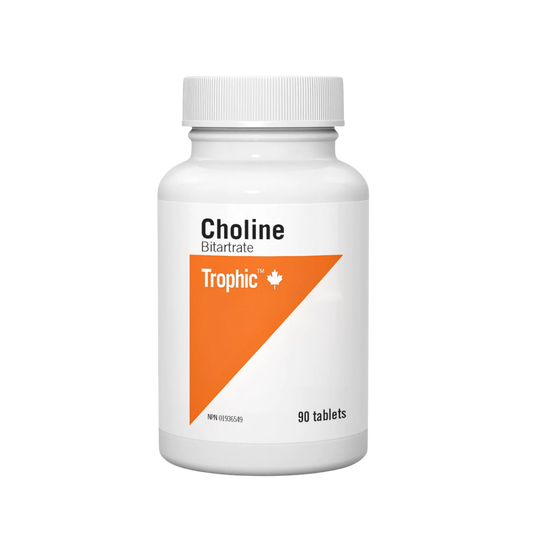 Trophic Choline Bitartrate 90 Tablets