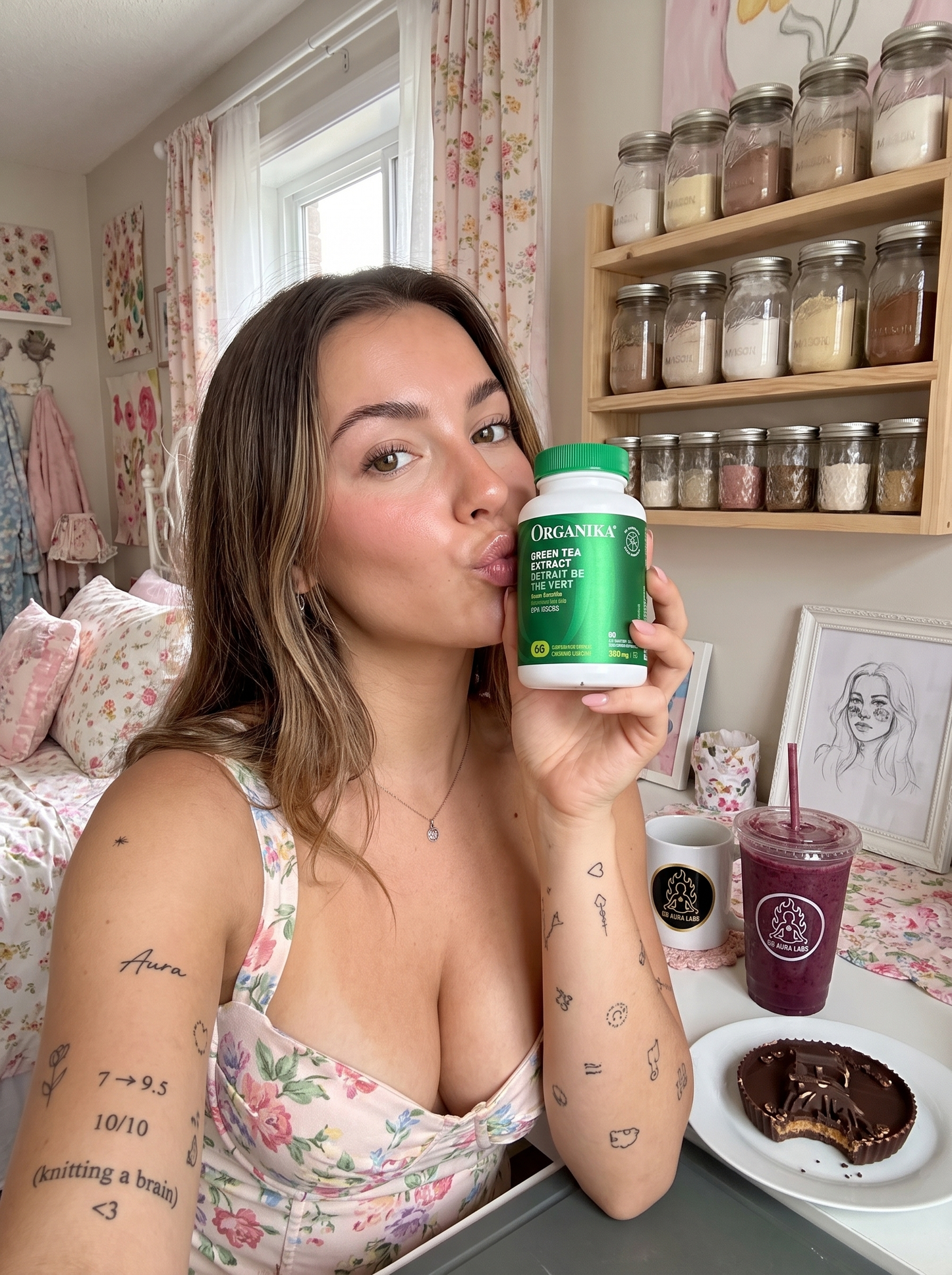 Organika Green Tea 300 mg 60 Capsules