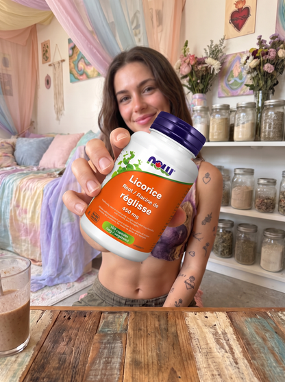 NOW Licorice Root 450 mg 100 Capsules