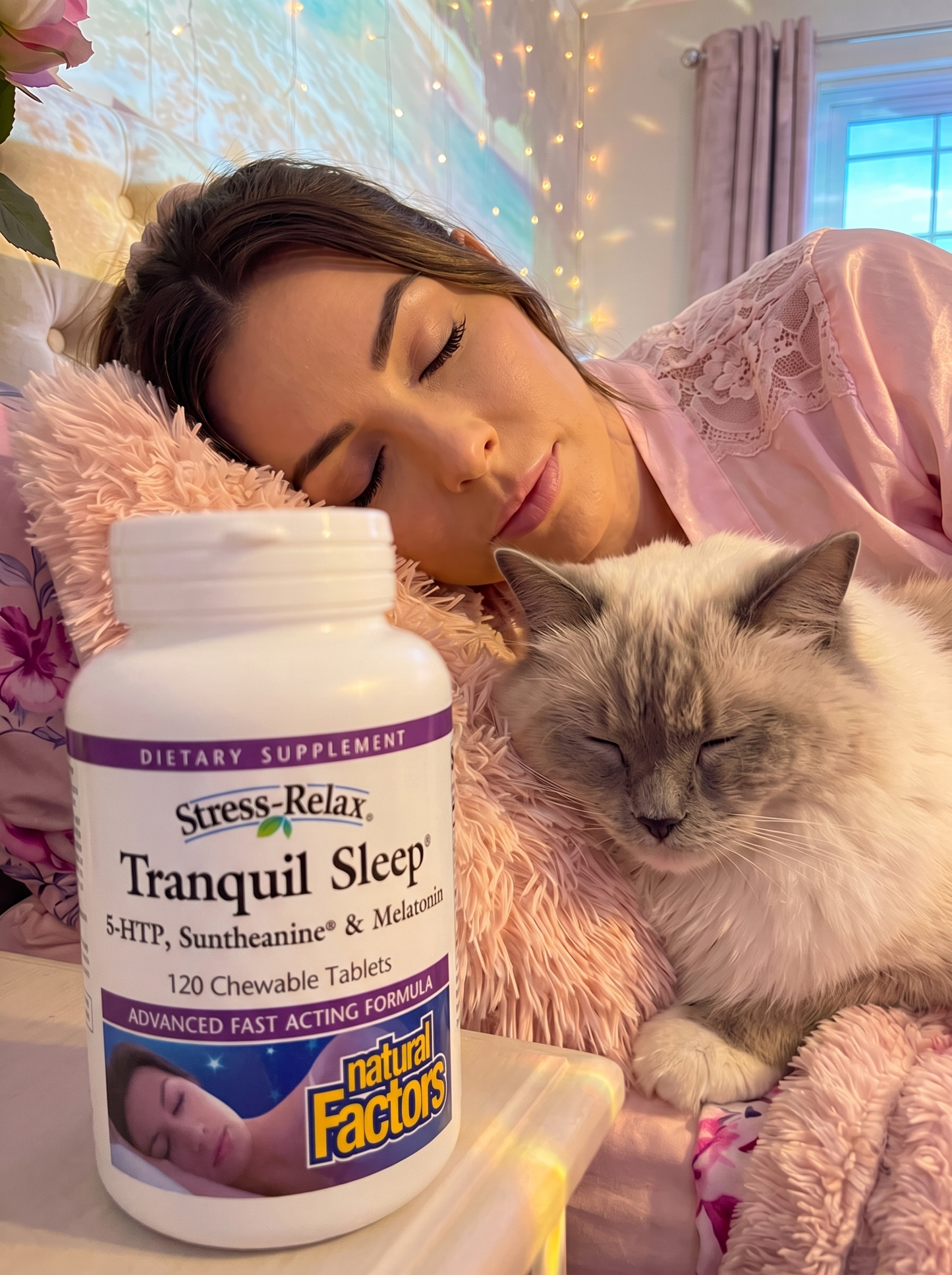 Natural Factors Tranquil Sleep 60 Chewable Tablets