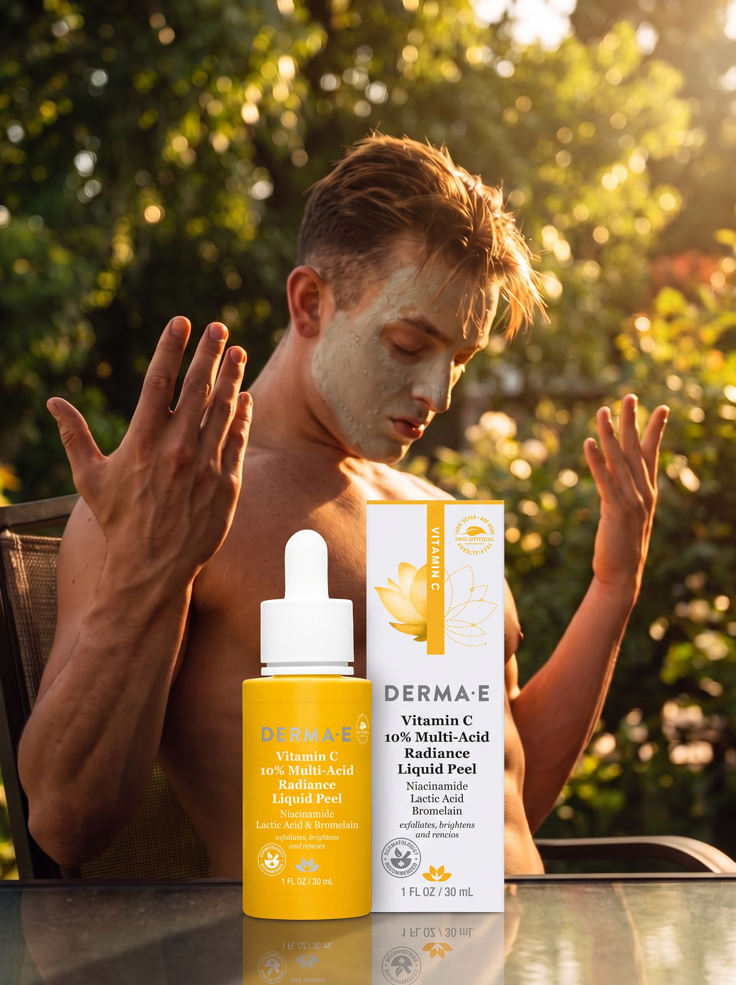 Derma E Brightening 10 Percent Multi-Acid Radiance Liquid Peel 30 mL