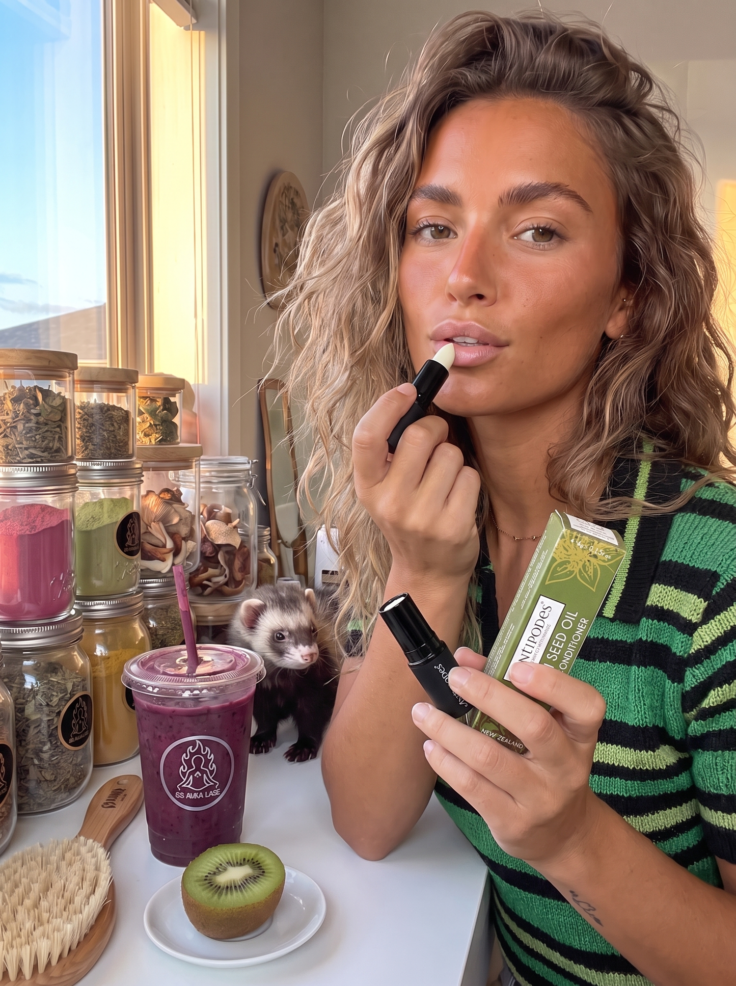 Antipodes Kiwi Seed Oil Lip Conditioner