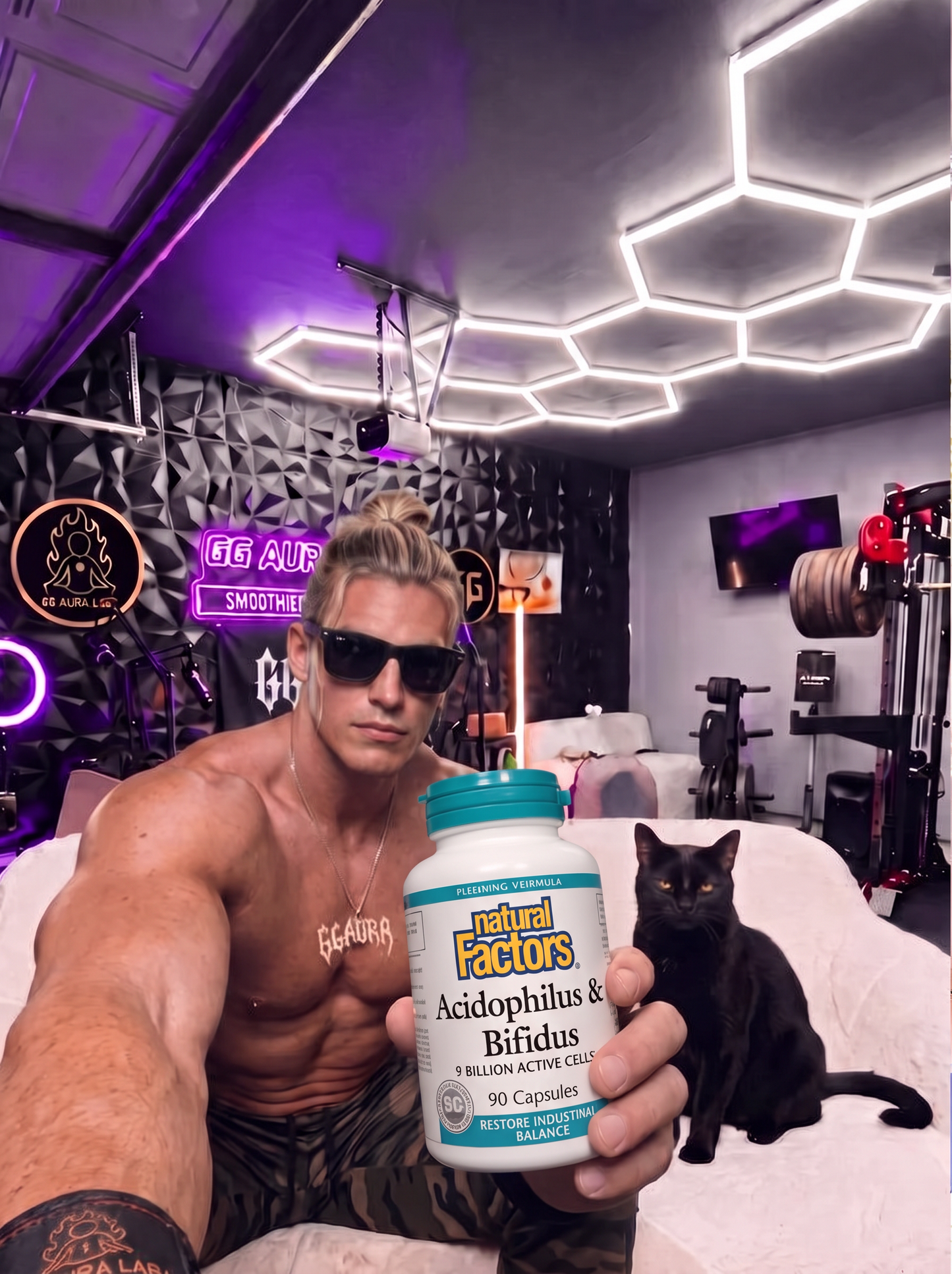 Natural Factors Acidophilus and Bifidus 5 Billion 180 Capsules