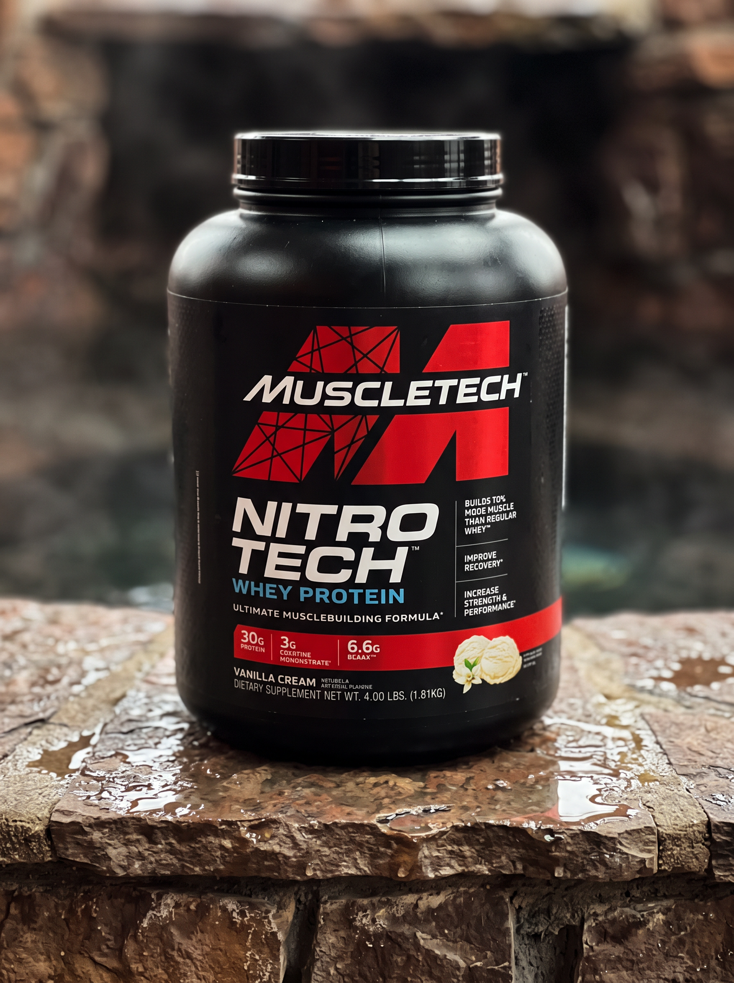 MuscleTech NitroTech Whey Protein Vanilla Cream