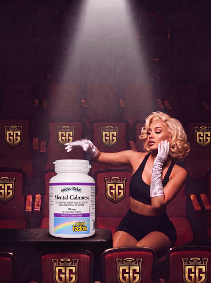 Natural Factors Mental Calmness L-Theanine 60 Chewables