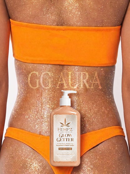Hempz Glow Getter Herbal Body Moisturizer Bergamot Warm Vanilla