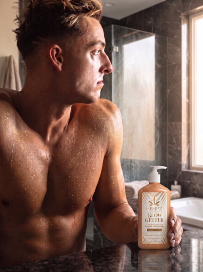 Hempz Glow Getter Herbal Body Moisturizer Bergamot Warm Vanilla