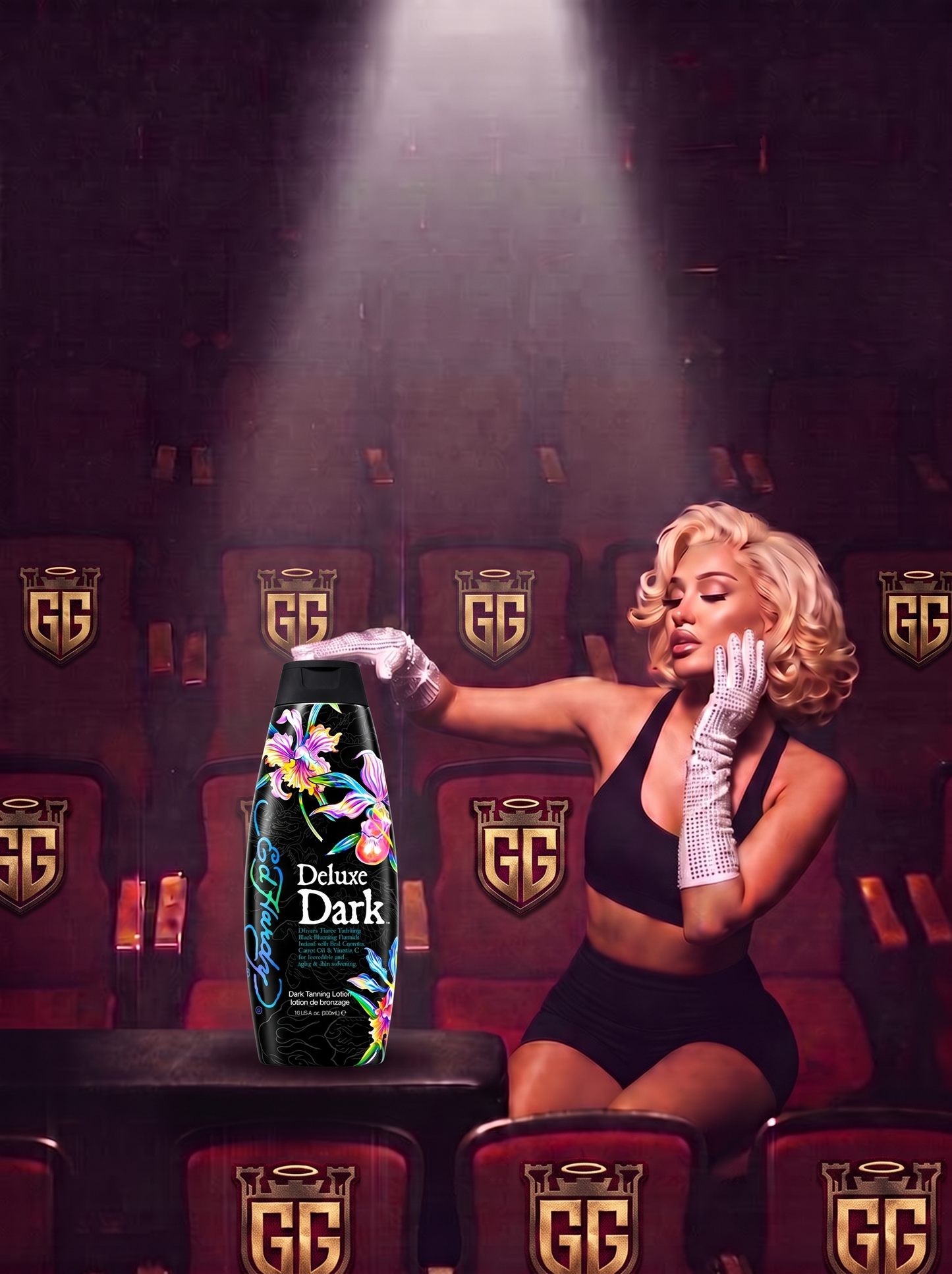 Ed Hardy Deluxe Dark Tanning Lotion 300mL