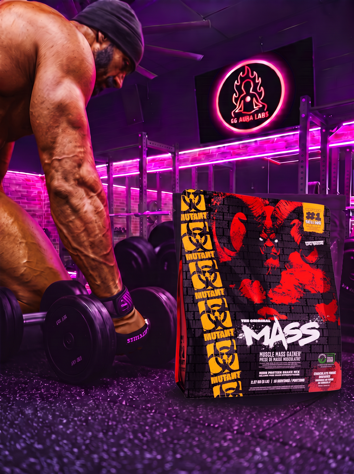 Mutant Mass Triple Chocolate 15 lb