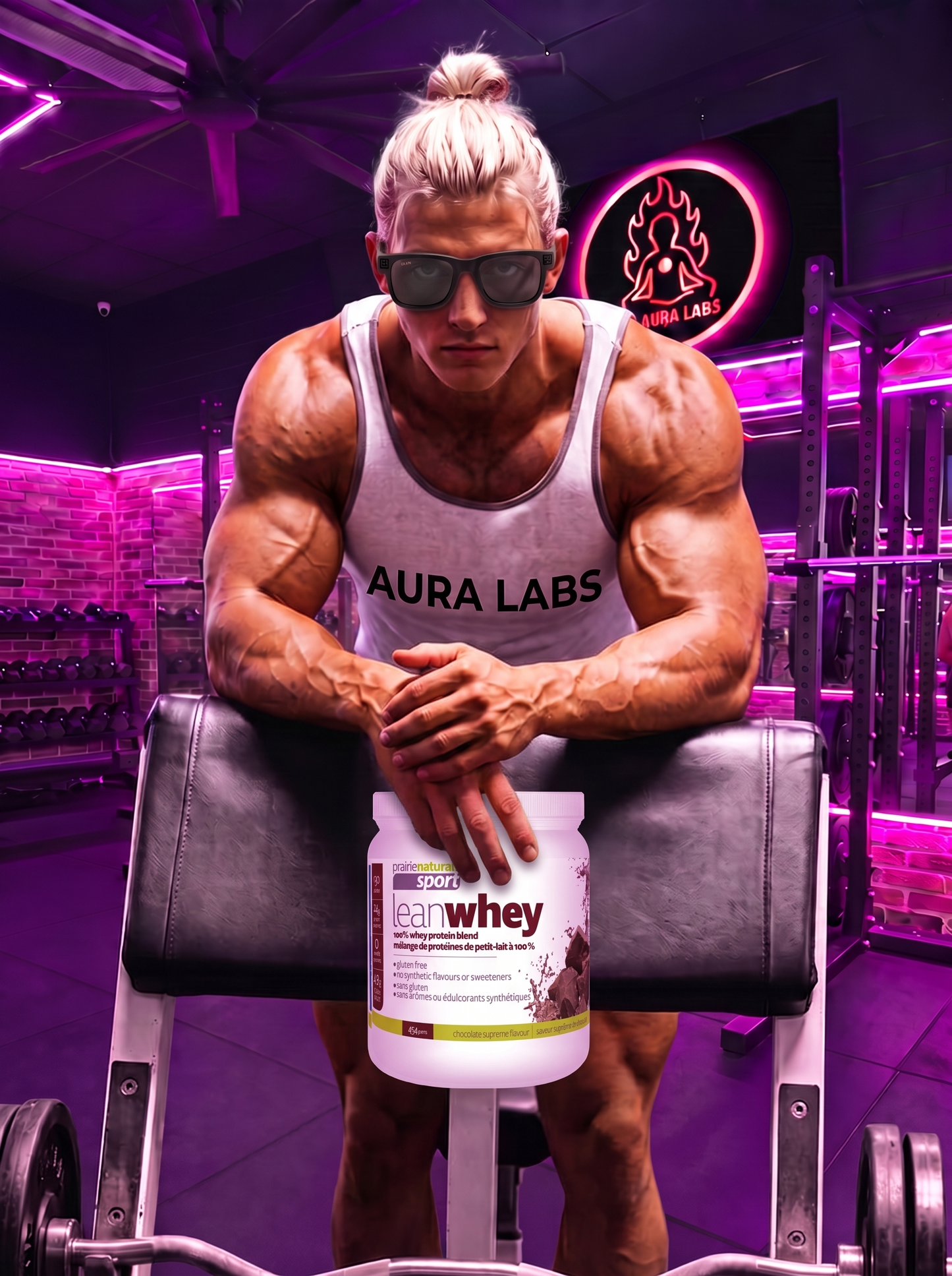 Prairie Naturals Sport Lean Whey Chocolate Supreme 908 g