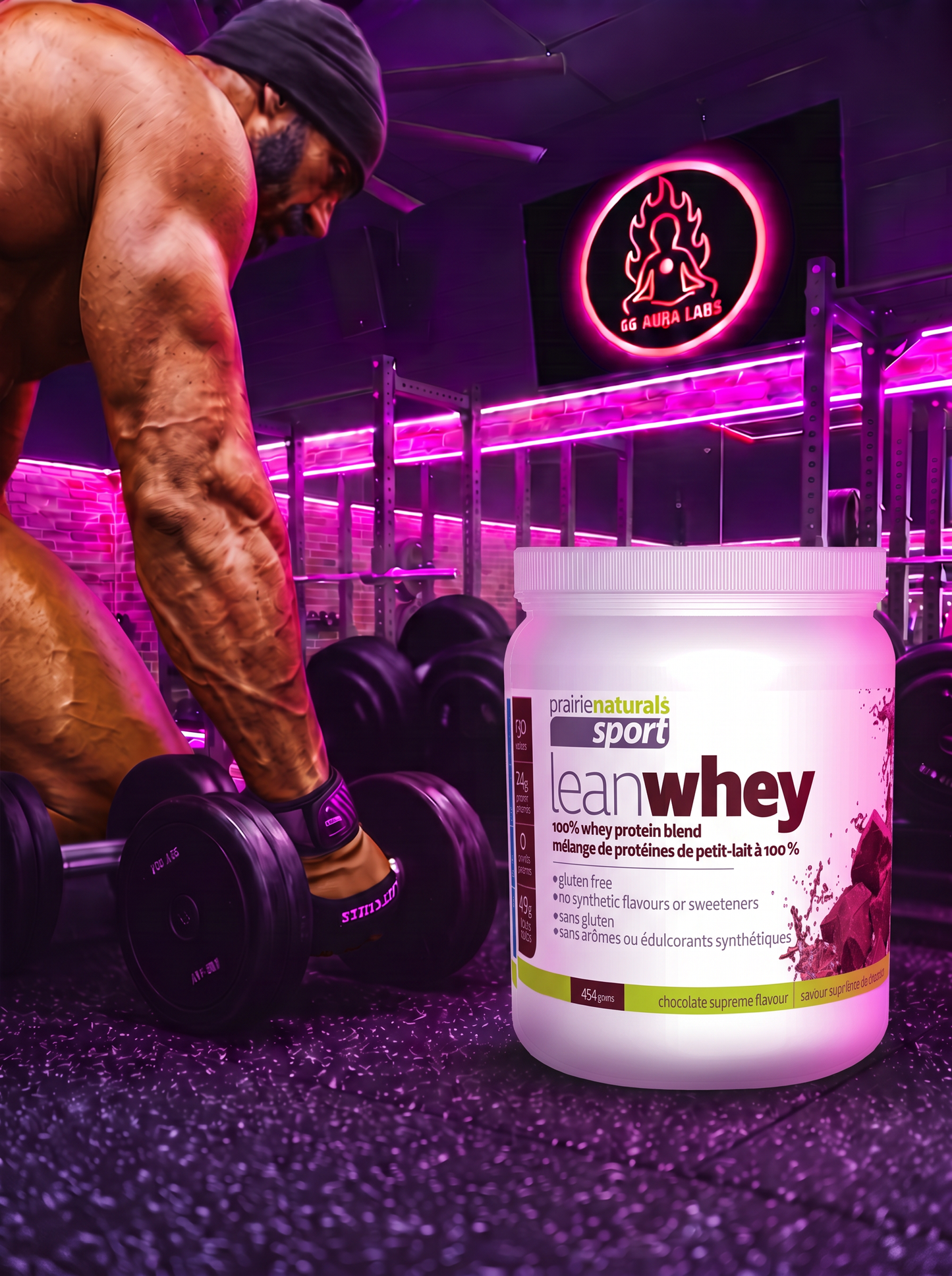 Prairie Naturals Sport Lean Whey Chocolate Supreme 908 g