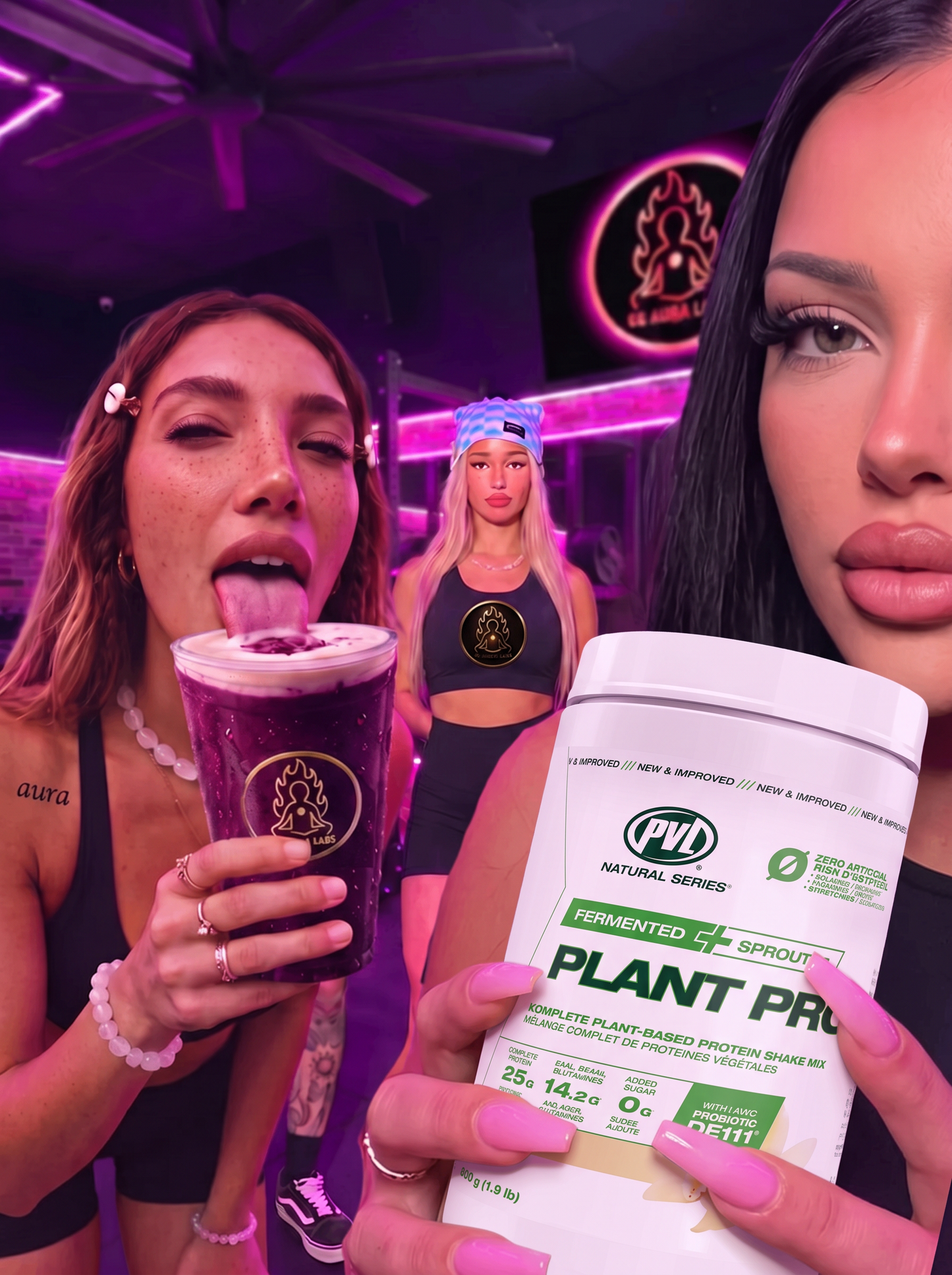 PVL Fermented Sprouted Plant Protein Vanilla 840 g