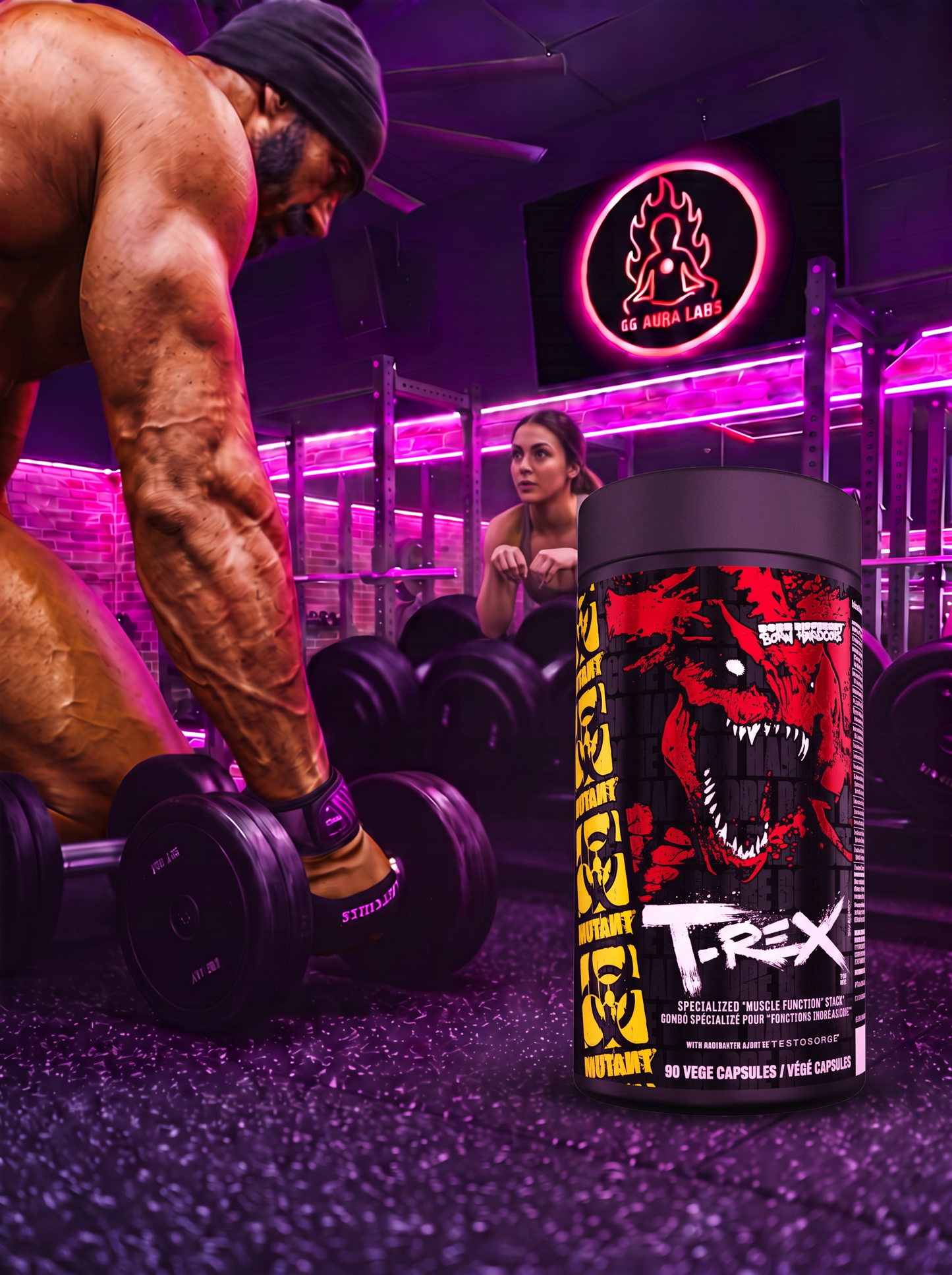Mutant T-Rex Testosterone Booster 90 Capsules