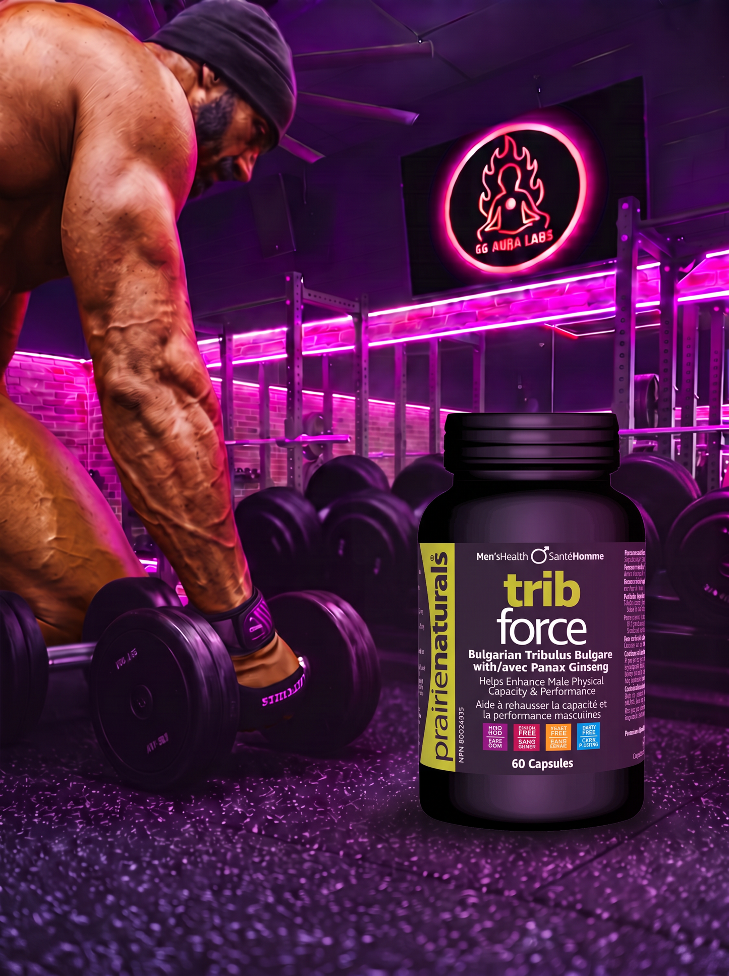 Prairie Naturals Trib Force 60 Capsules