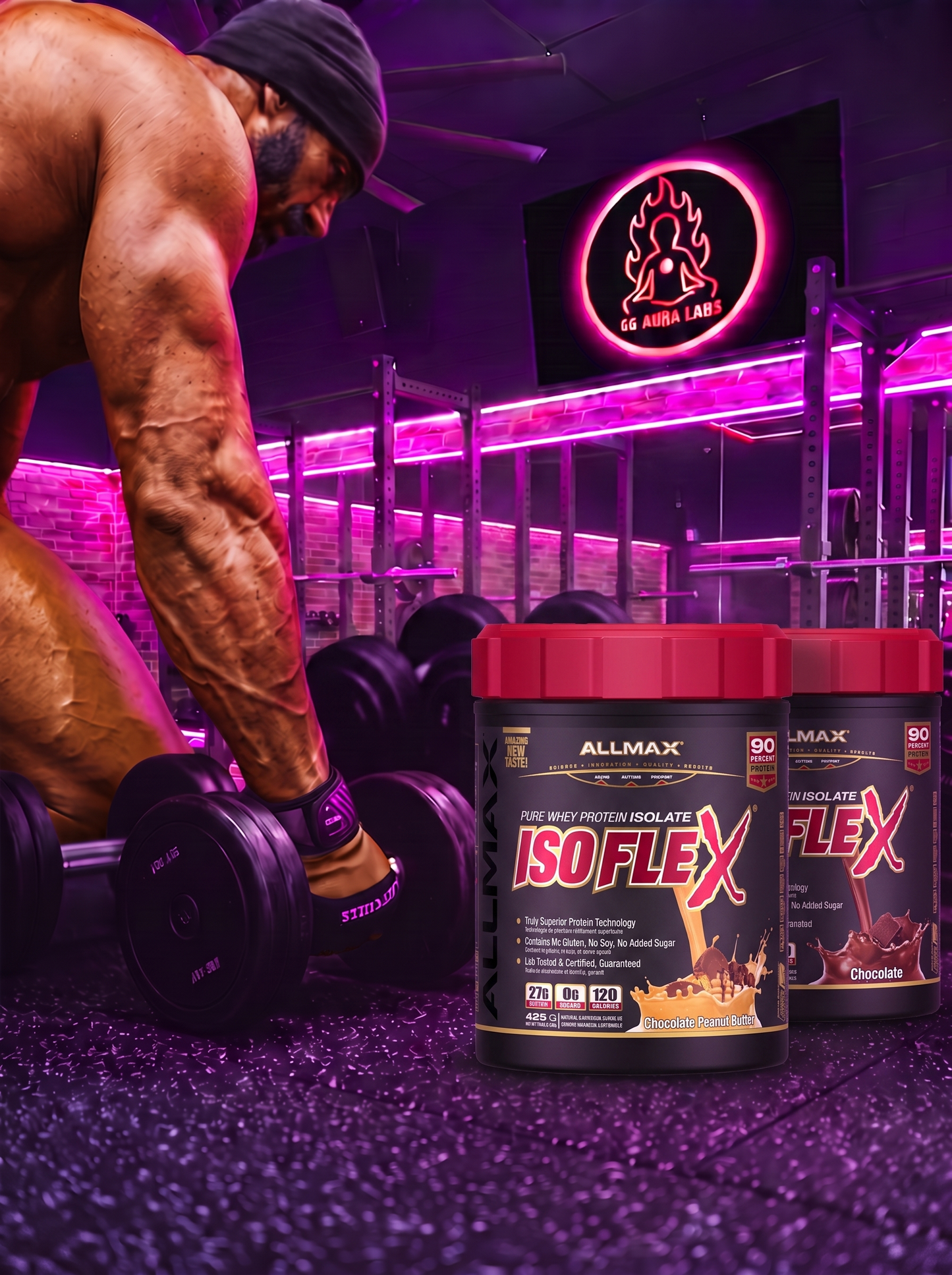 Allmax Isoflex Whey Protein Isolate Chocolate Peanut Butter 425 g