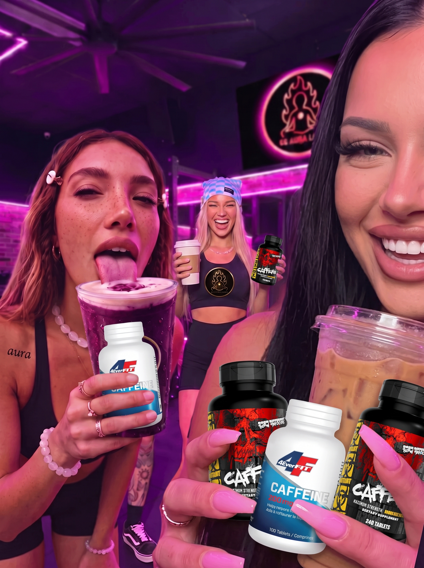 Forever Fit Caffeine 200 mg 100 Tablets