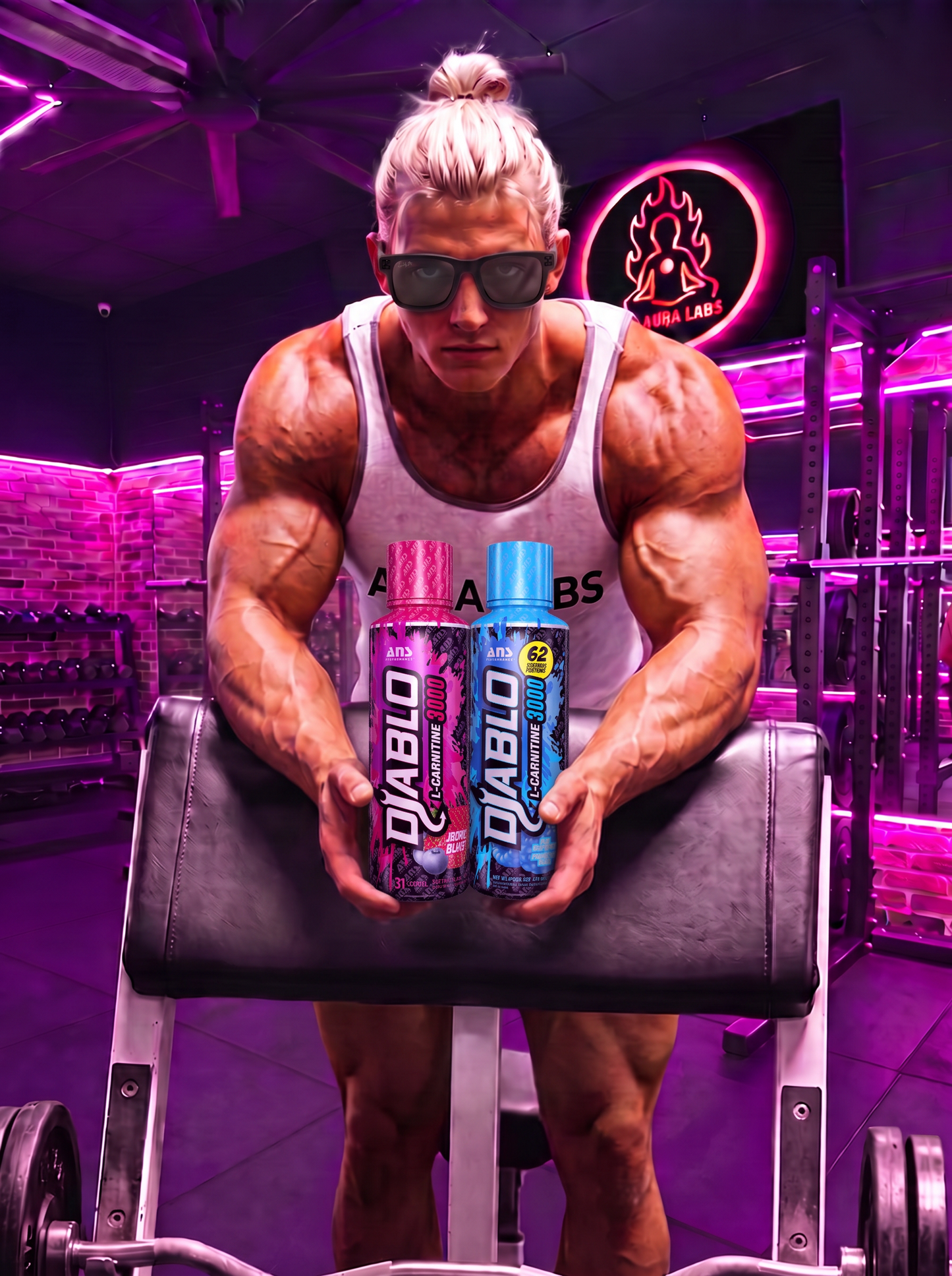 ANS Diablo L-Carnitine 3000 Blue Raspberry