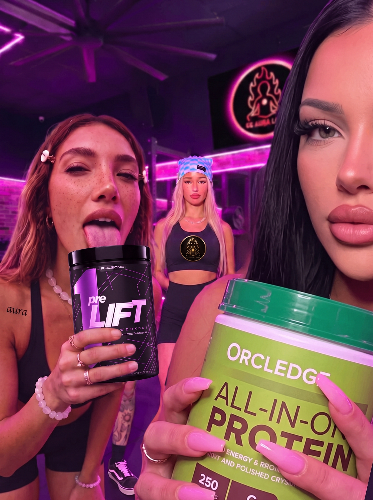 Rule One Pre-Lift Pre-Workout Blue Raspberry 30 Servings 450 g